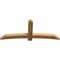 Ekena Millwork Bellingham Rough Sawn Timber Gable Bracket, Western Red Cedar, 84"W x 35"H x 4"D x 6"F, 10/12 Pitch GBW084X35X0406BEL00RWR - alternate 3